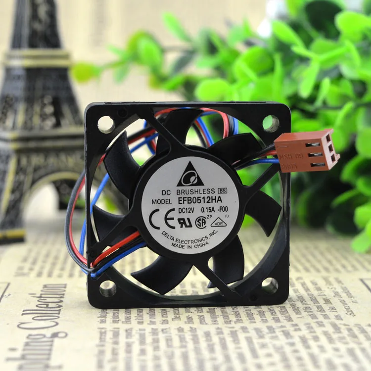 Fans Fans EFB0512HA 5010 50x50x10mm 12V 0.15A 4-pin PWM case fan — product photo