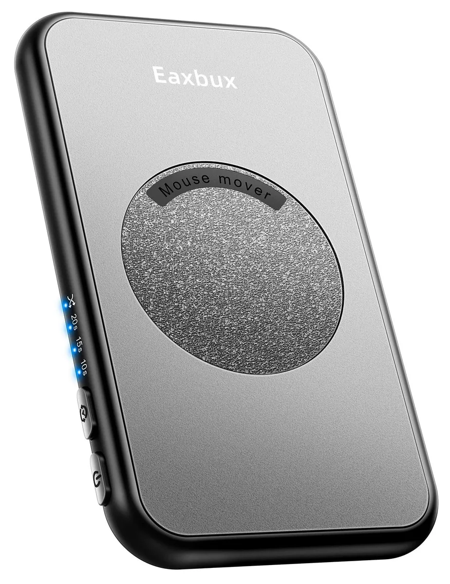  EAXBUX Ultra-Slim Mouse Jiggler Black — product photo