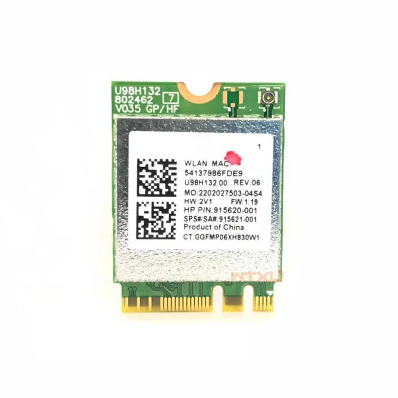 TeKit TeKit RTL8821CE 802.11AC 1X1 Wi-Fi+BT 4.2 Combo Adapter Card — product photo