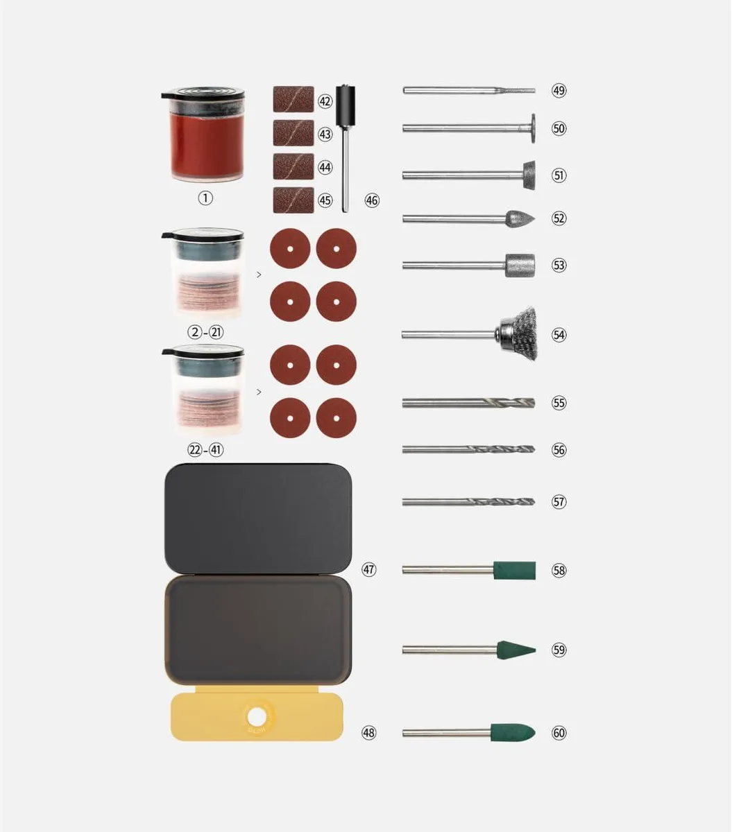  Baldwin 60-Piece Rotary Tool Accessories Kit — product photo