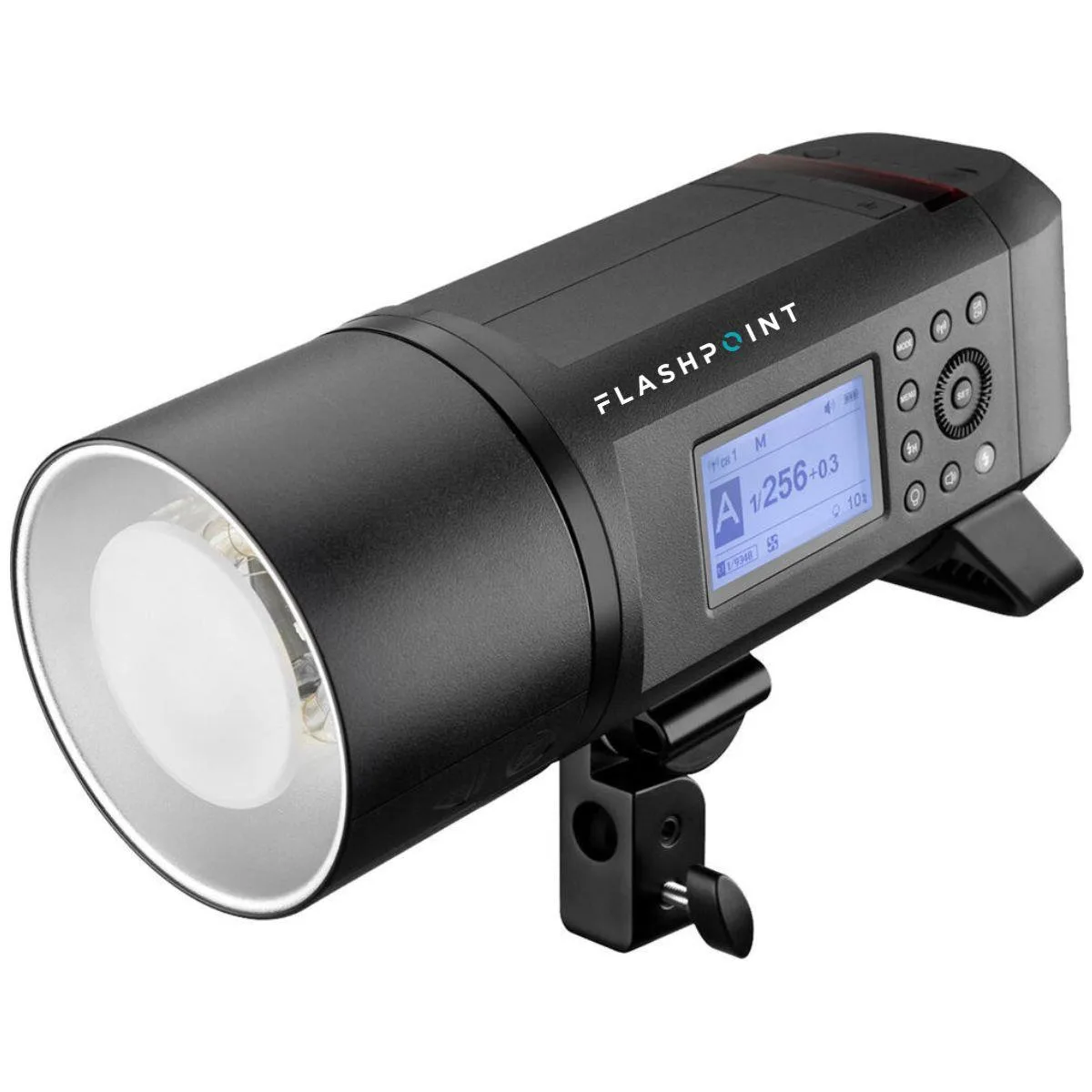 Flashpoint XPLOR 600PRO TTL battery-powered monolight with Bowens mount and integrated reflector