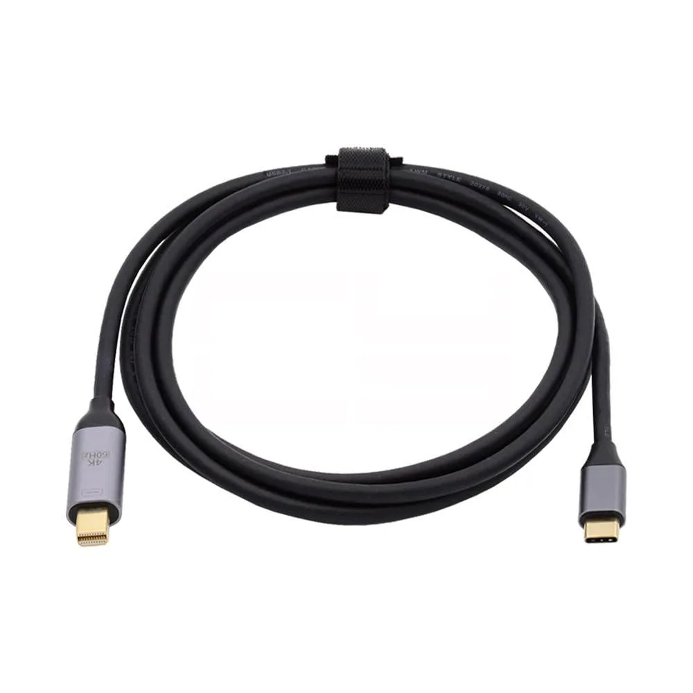 BUCIER BUCIER USB 3.1 Type C to Mini DisplayPort Male 4K 30hz 1.8m Cable — product photo