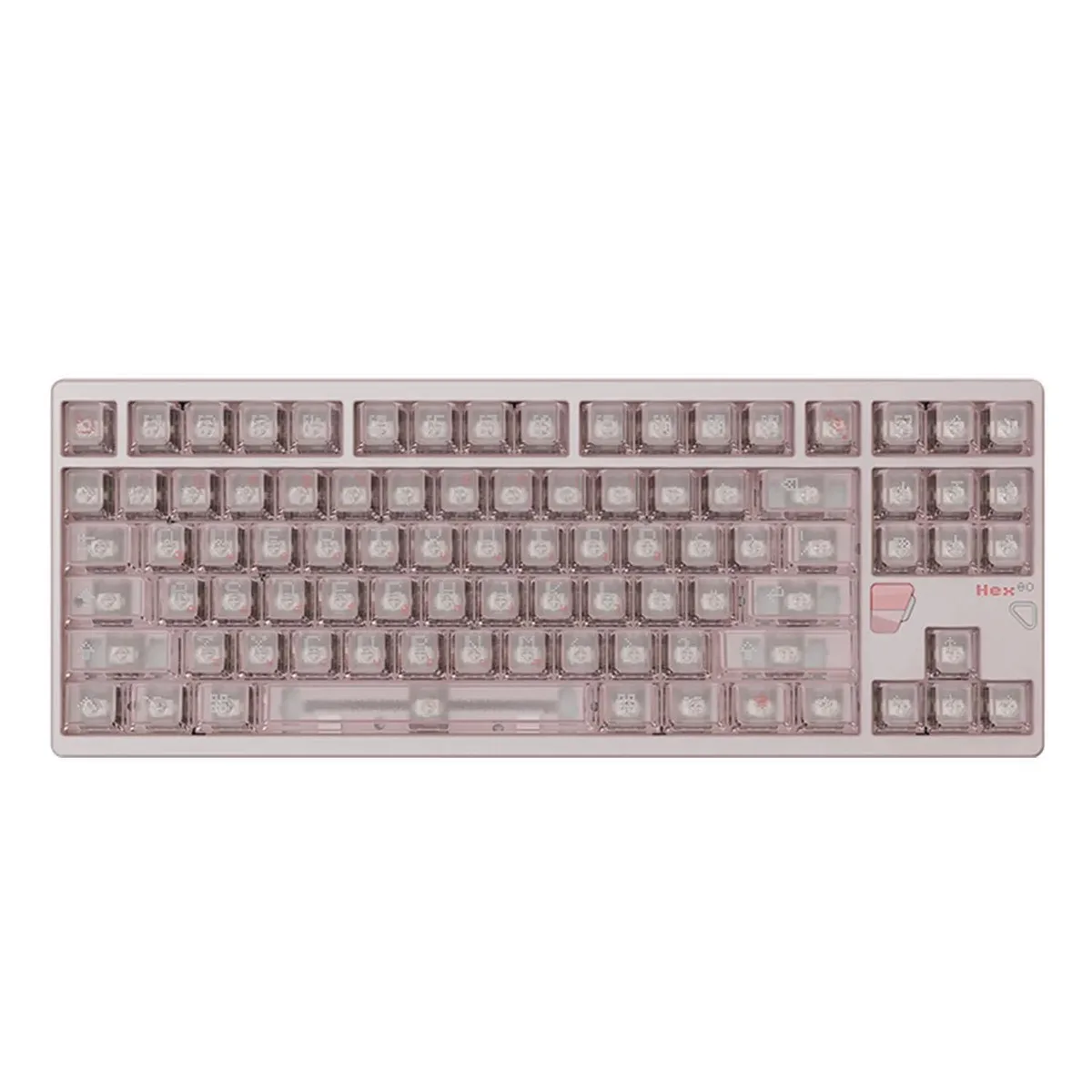 Vszerda Vszerda x QK Hex80 HE Gaming Keyboard Baby Pink — product photo