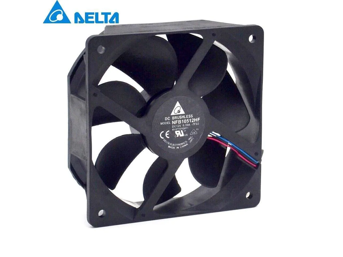 Fans Fans case fan 12V .39A 3-pin 70mm 105x105x32mm — product photo