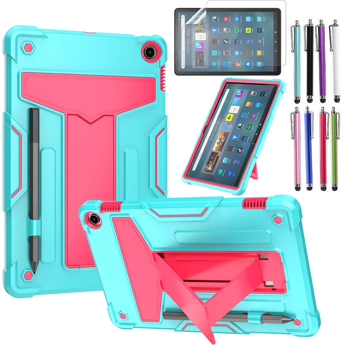 anicestore anicestore Fire Max 11 Case 11" 13th Gen 2023 Teal Pink — product photo