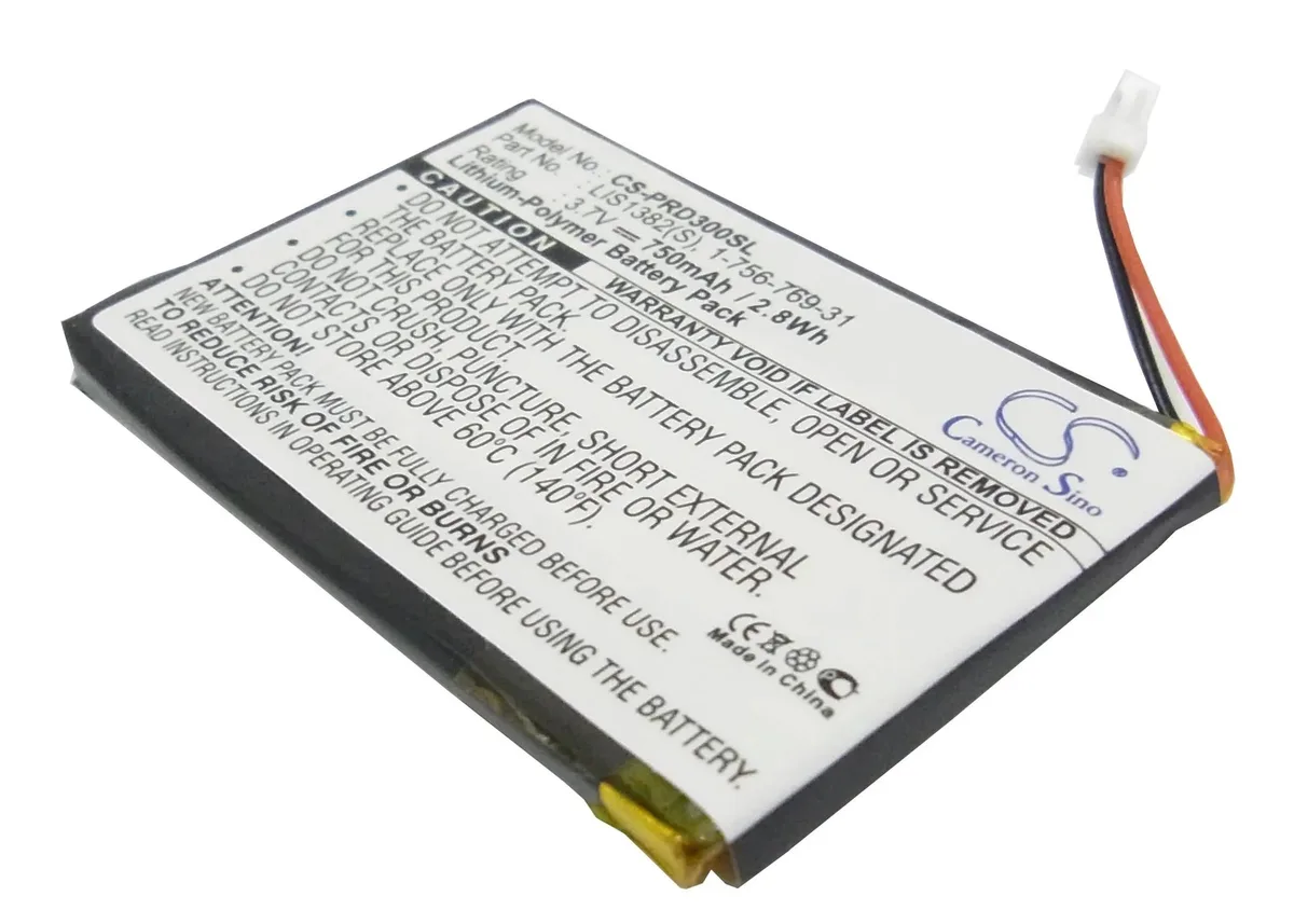 Rectangular replacement battery for Sony Reader PRS-300