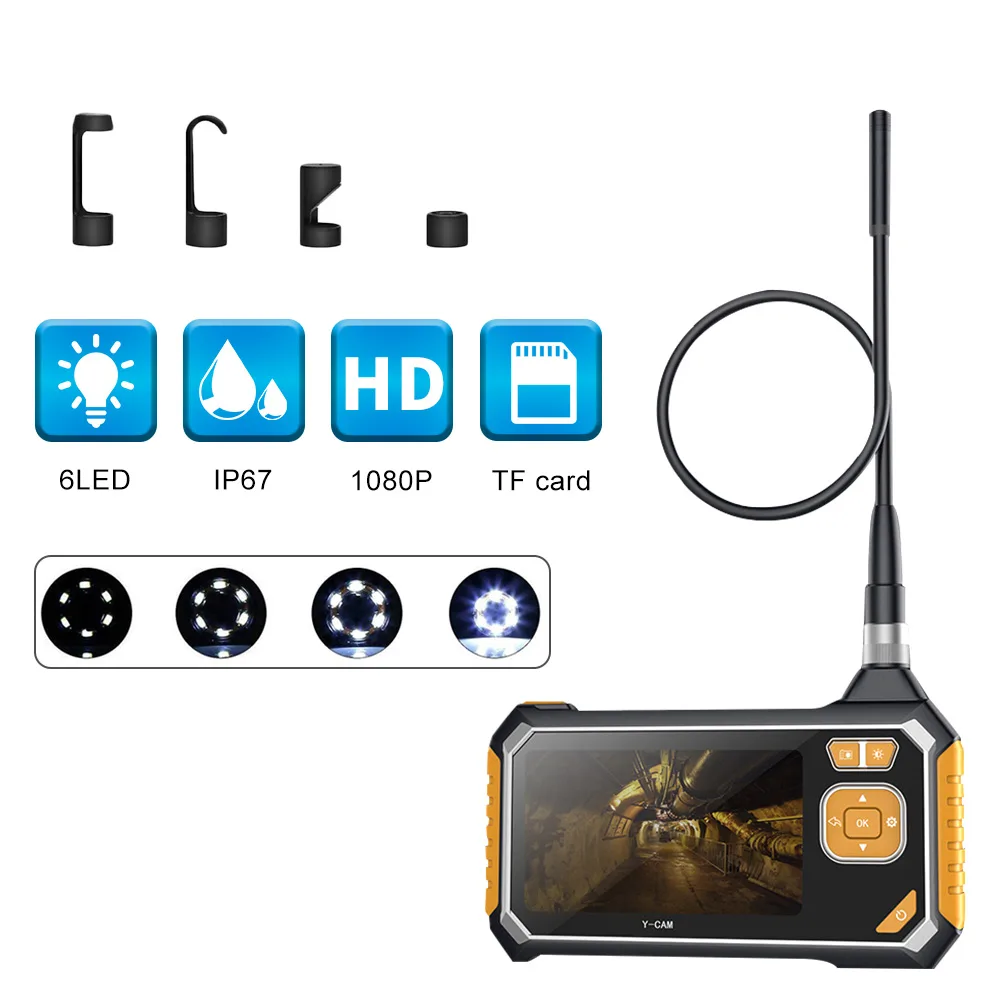 ECbidbuy ECbidbuy BK11 8mm 1080P Endoscope with 4.3 inch LCD Monitor — product photo