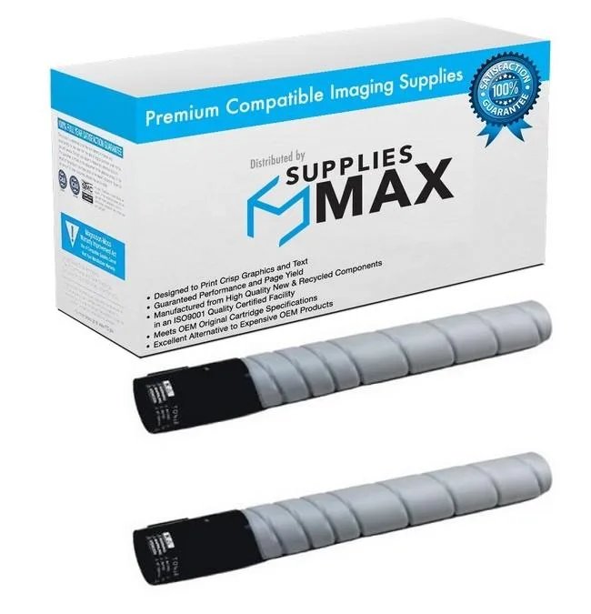 SuppliesMax SuppliesMax Muratec TS-2828K_2PK Black Toner Cartridge 2-Pack 29000 Pages — product photo