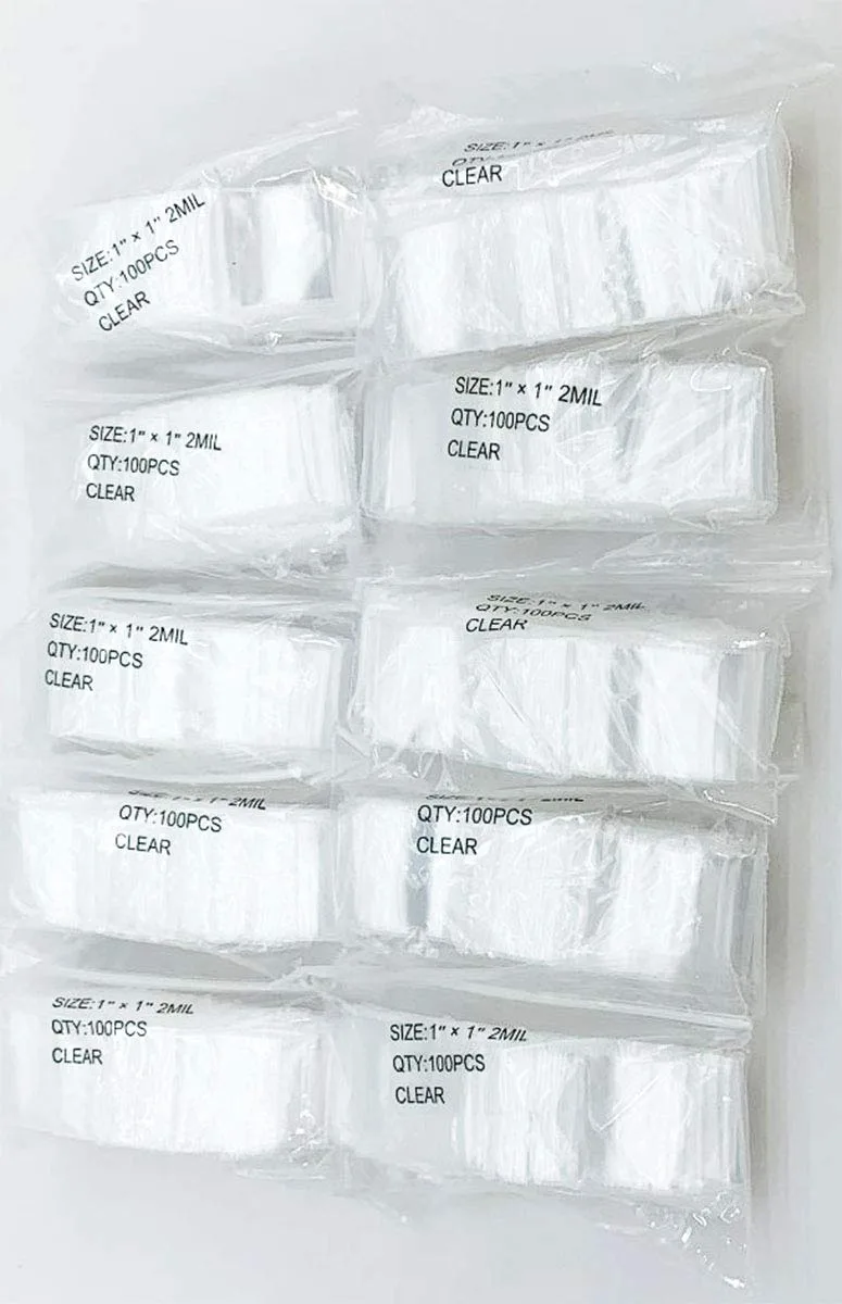 iMBAPrice iMBAPrice Mini Zip Lock Bags 1000 Bags 1 x 1 Inch — product photo