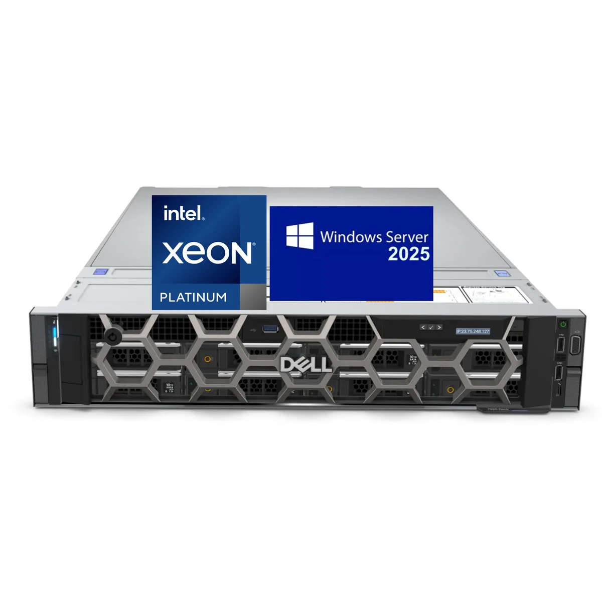DELL DELL Precision 7920 Rack Server Dual Xeon 8260M 256GB 4x4TB SSD RTX A6000 48GB — product photo