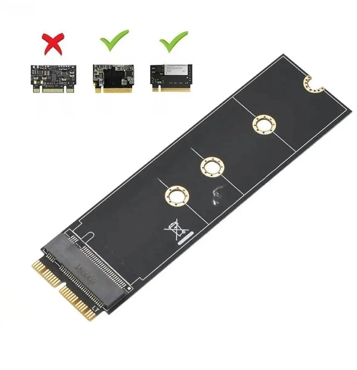 Vszerda Vszerda M.2 NVME Adapter Card for MacBook Air Pro 2013-2017 A1398 A1465 A1466 A1502 — product photo