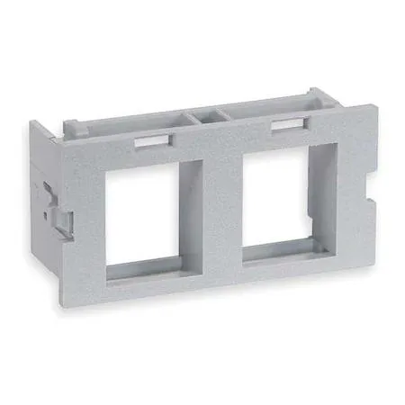 Hubbell Incorporated Hubbell Incorporated Wall Plate Insert Gray 2-Port 10-Pack — product photo