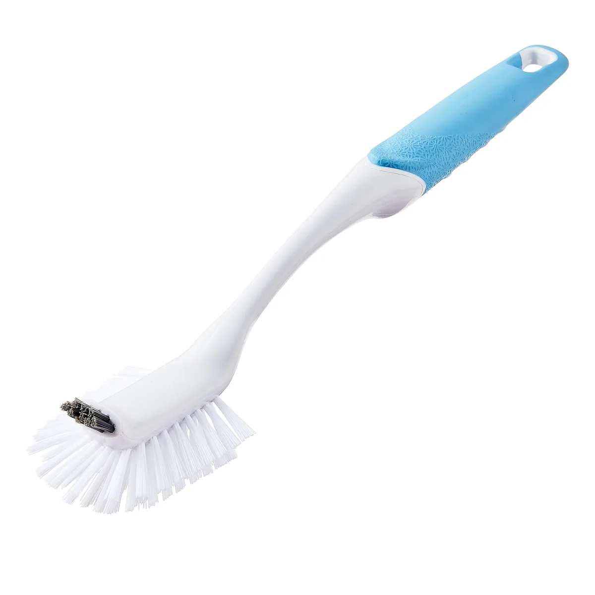 None Continuous None Continuous All Purpose Kitchen Brush, White Nylon, 25% Recycled Plastic, 12.32 in, .22 lb — product photo