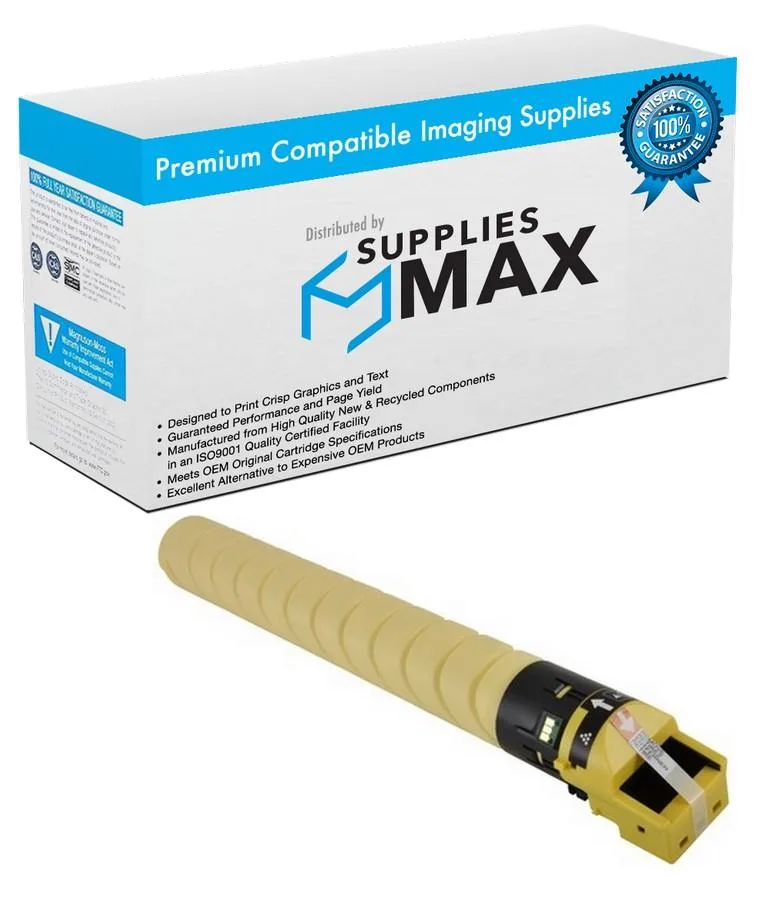 SuppliesMax SuppliesMax KNMAAV8230 Yellow Toner Cartridge 28000 Pages — product photo