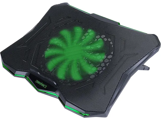 Accessory Power Accessory Power ENGXC50100GNWS laptop cooling pad green 17 inch 1 fan 800 RPM 2 USB — product photo
