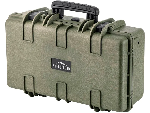 Monoprice Inc. Monoprice 139021 Weatherproof Hard Case 22in x 14in x 8in OD Green IP67 — product photo