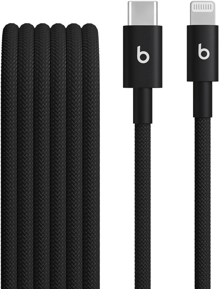 Chopmate Chopmate USB-C to Lightning Woven Cable Bolt Black 1.5 m — product photo