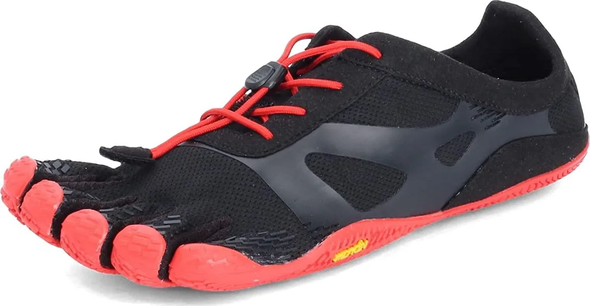 Vibram FiveFingers KSO EVO barefoot shoe black red size 9