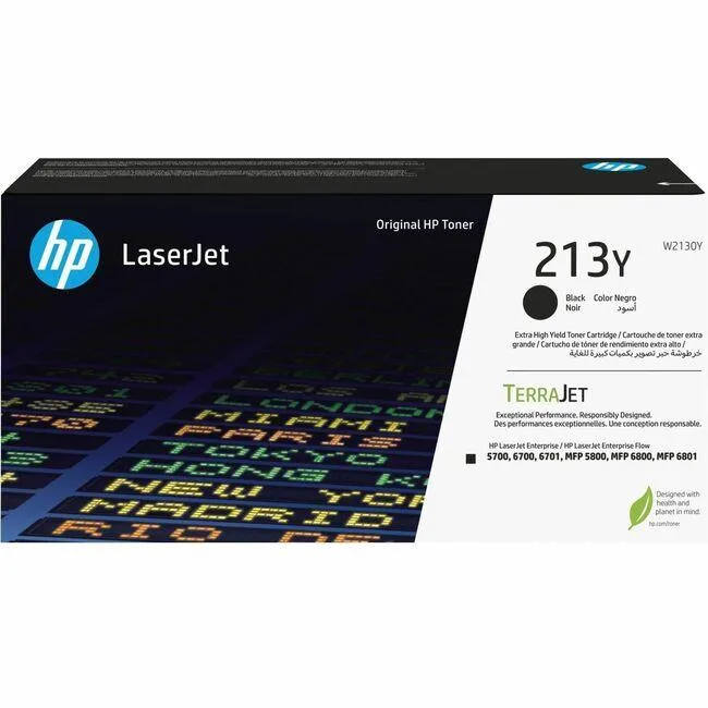HP HP W2130Y 213Y Black Original LaserJet Toner Cartridge 18000 Pages — product photo
