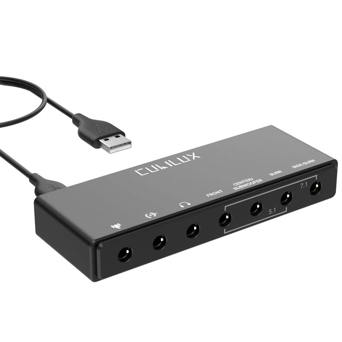  Cubilux 7.1 USB Sound Card 384 KHz Aluminium Alloy — product photo