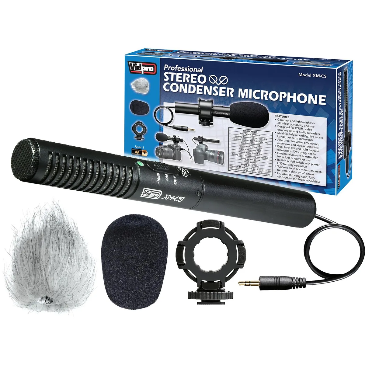Vidpro Vidpro XM-CS Condenser Stereo XY Microphone — product photo