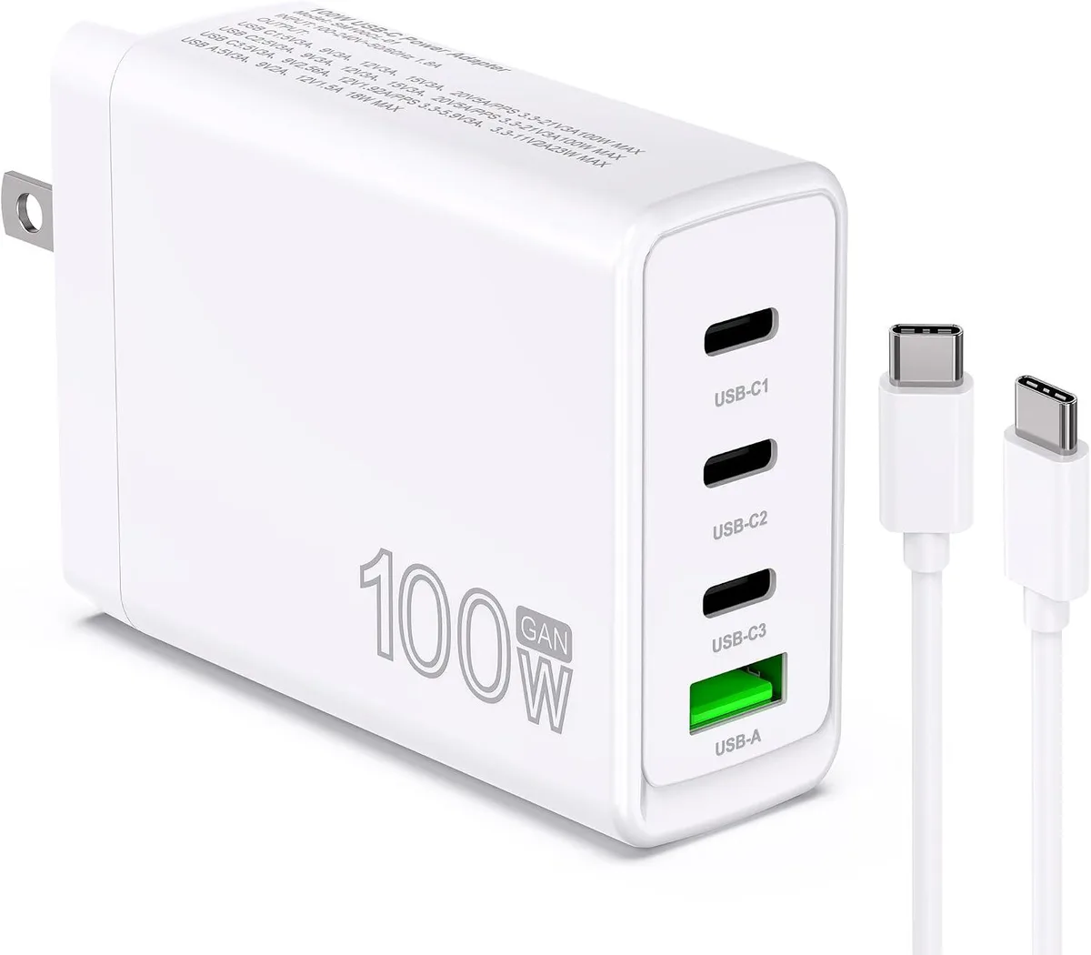 ONITOON ONITOON 100W 4-Port GaN USB-C Charger White — product photo