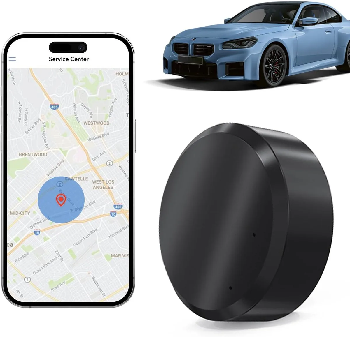 Werleo Werleo Mini GPS Tracker GF11-05 Black car electronics accessory — product photo
