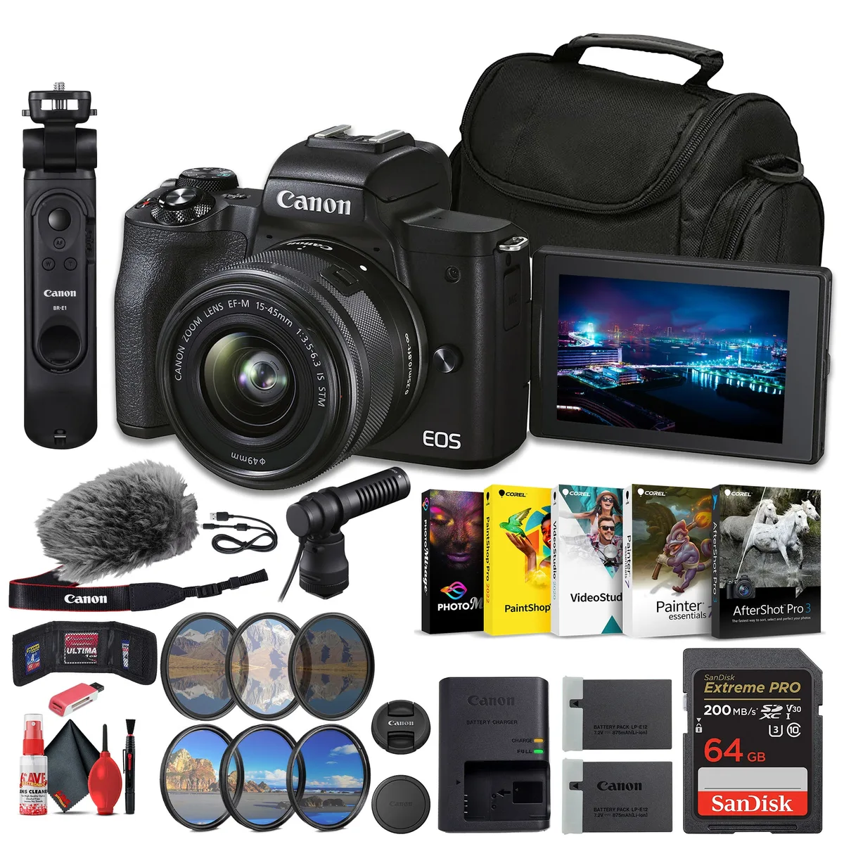 Canon Canon EOS M50 Mark II 15-45mm Content Creator Kit — product photo