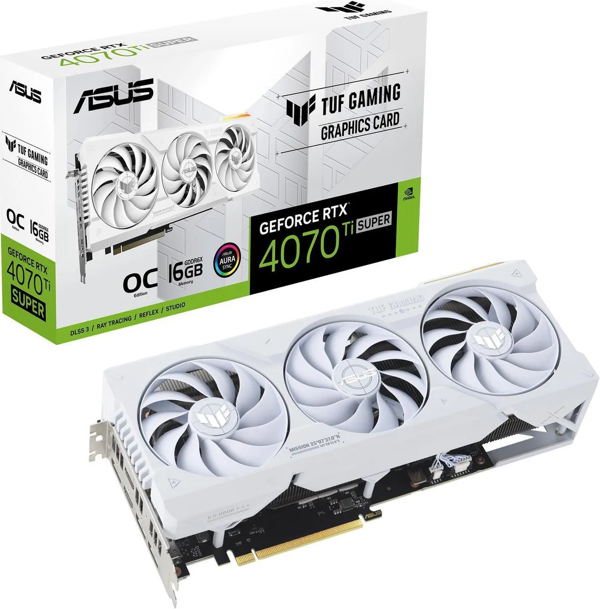 ASUS ASUS TUF Gaming GeForce RTX 4070 Ti SUPER 16GB graphics card — product photo