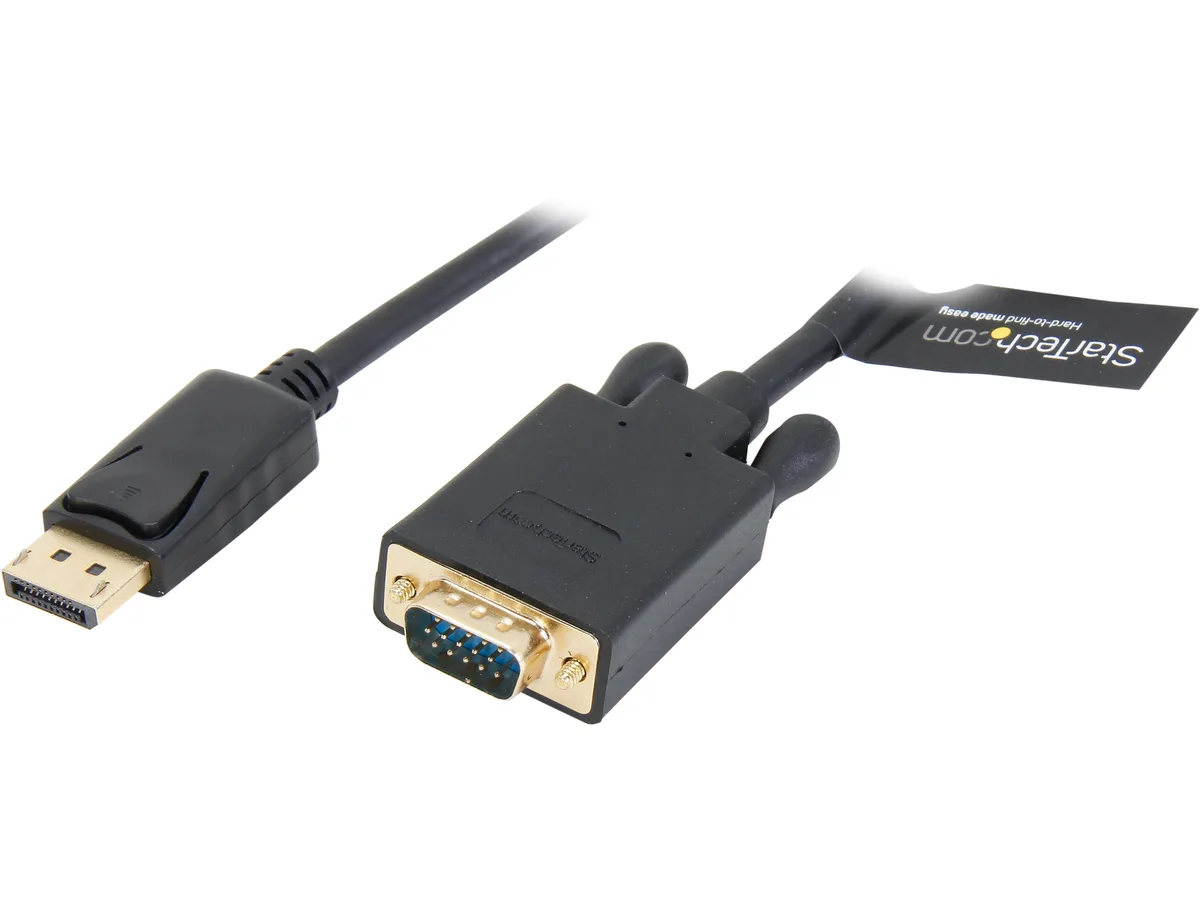 STARTECH STARTECH DP2VGAMM15B 15 ft DisplayPort to VGA cable 1920 x 1200 — product photo