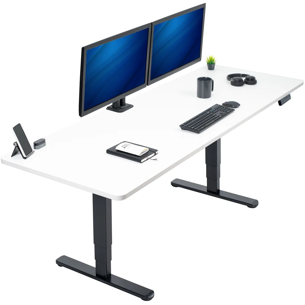 VIVO VIVO Electric Standing Desk 83 x 30 White/Black — product photo