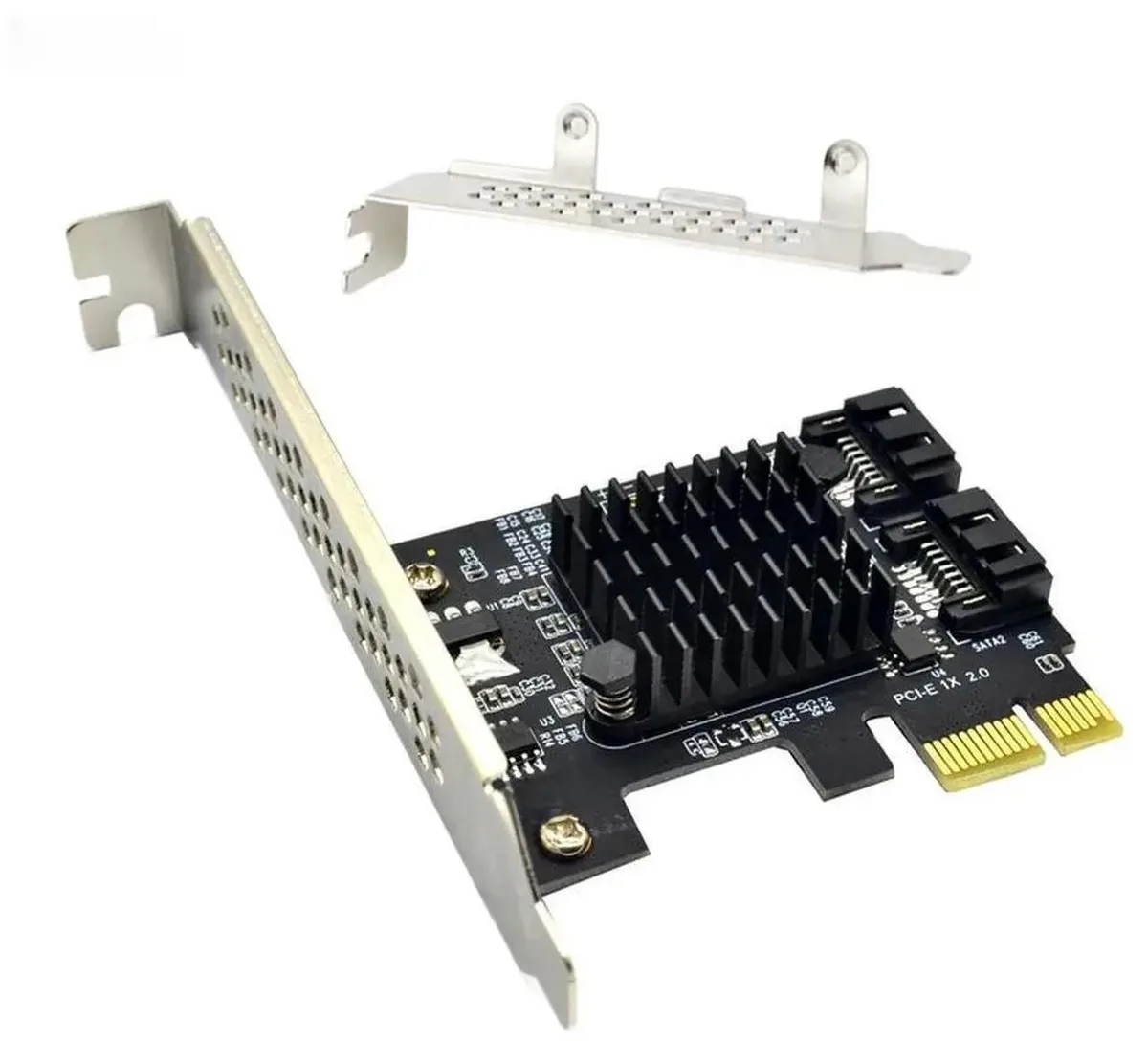 Vszerda Vszerda PCIe to SATA Expansion Card 9125 Chip 2 Port SATA 3.0 6Gb Adapter — product photo