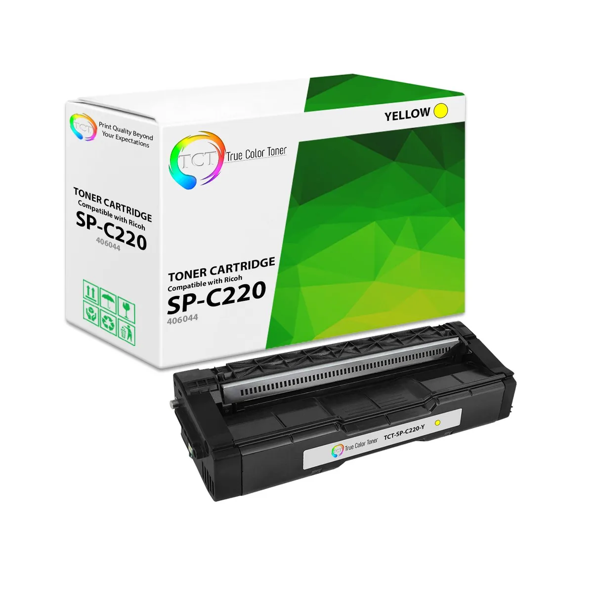 True Color Toner True Color Toner 406044 Yellow Toner Cartridge 2000 Pages — product photo