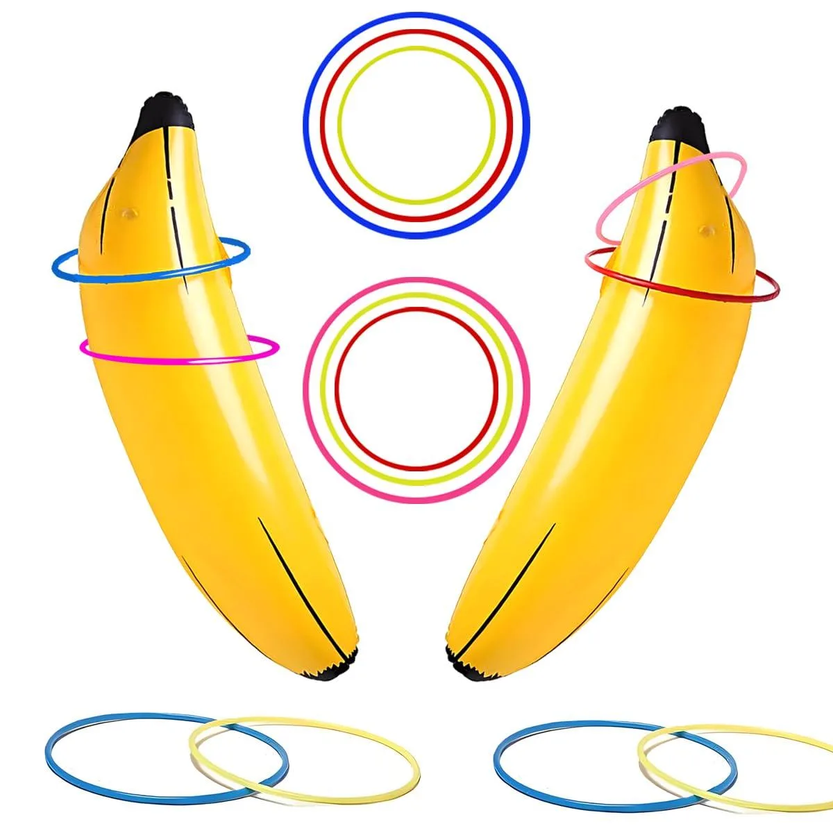 Inflatable Banana Ring Toss Game Bachelorette Party Decorations Games Favors — product photo