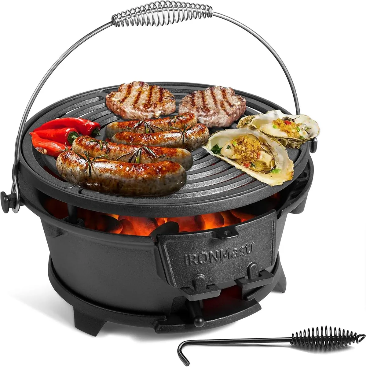  IronMaster R36E Hibachi Grill, Cast Iron, 96.04 sq in — product photo