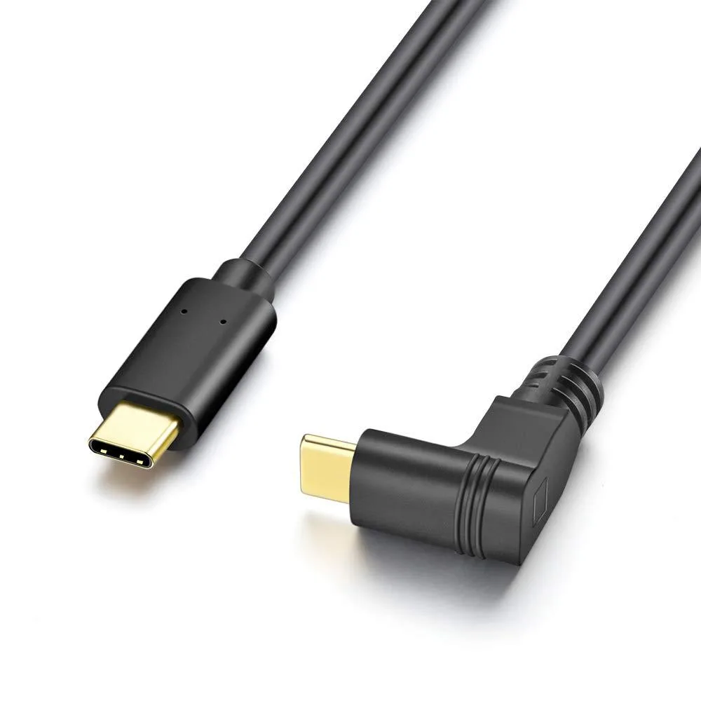 Vszerda Vszerda USB 3.1 10 Gbps Right Angle Male-to-Male USB-C Cable 1FT — product photo