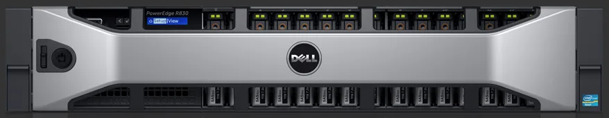 DELL DELL PowerEdge R830 2U rack server 4x E5-4669v4 2.2GHz 22C 64GB 2x 1.92TB SSD H730 — product photo