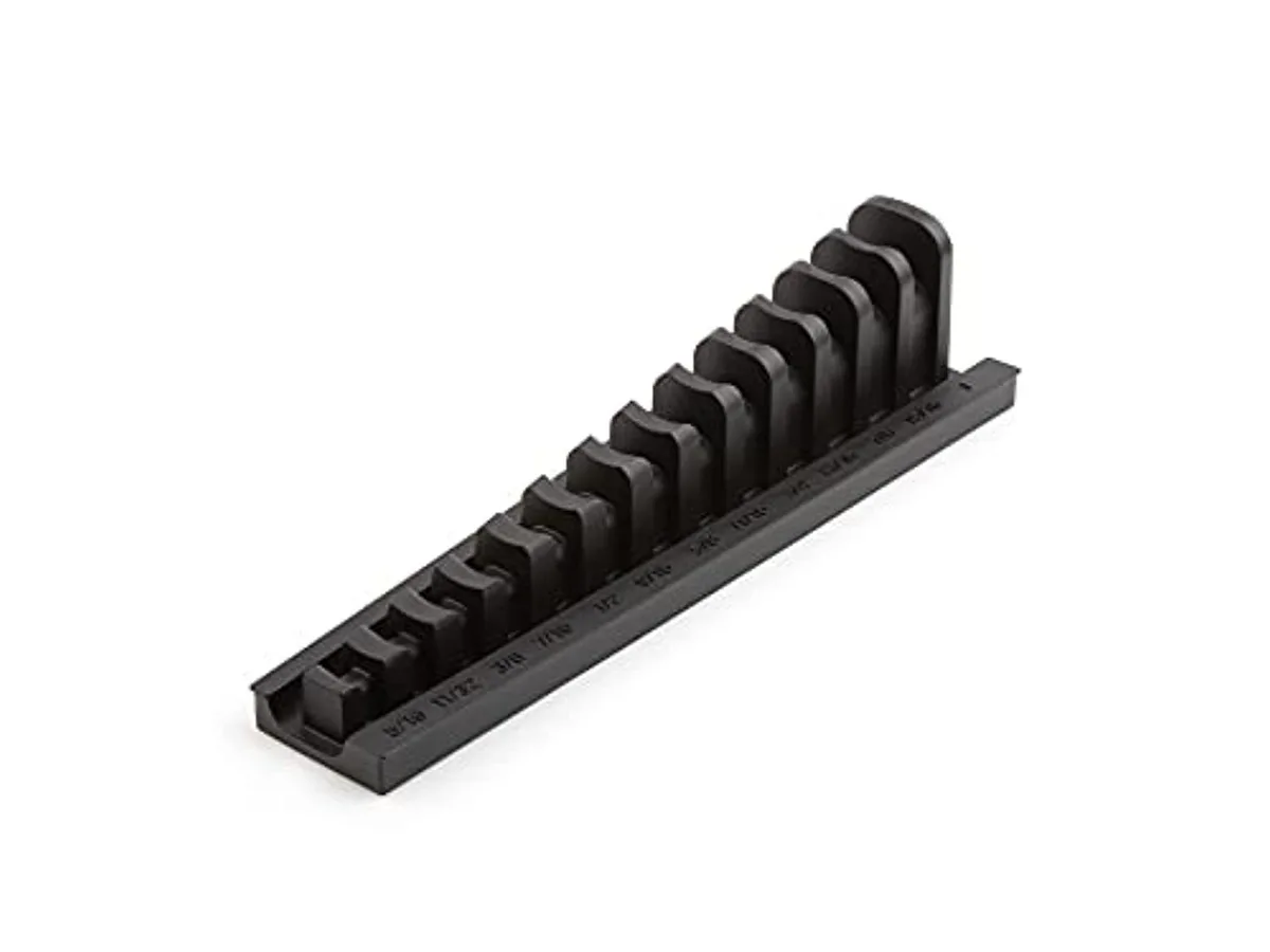 TEKTON TEKTON 13-Tool 3/8 Inch Drive Crowfoot Wrench Organizer Rack Black — product photo
