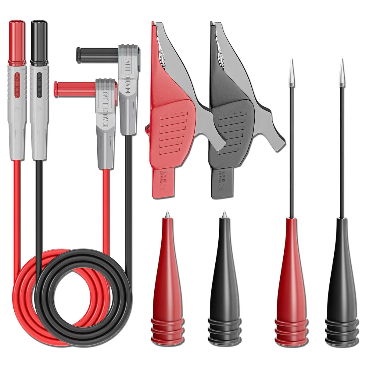 KEHIPI KEHIPI P1309 8pcs multimeter test leads kit electrician tool — product photo