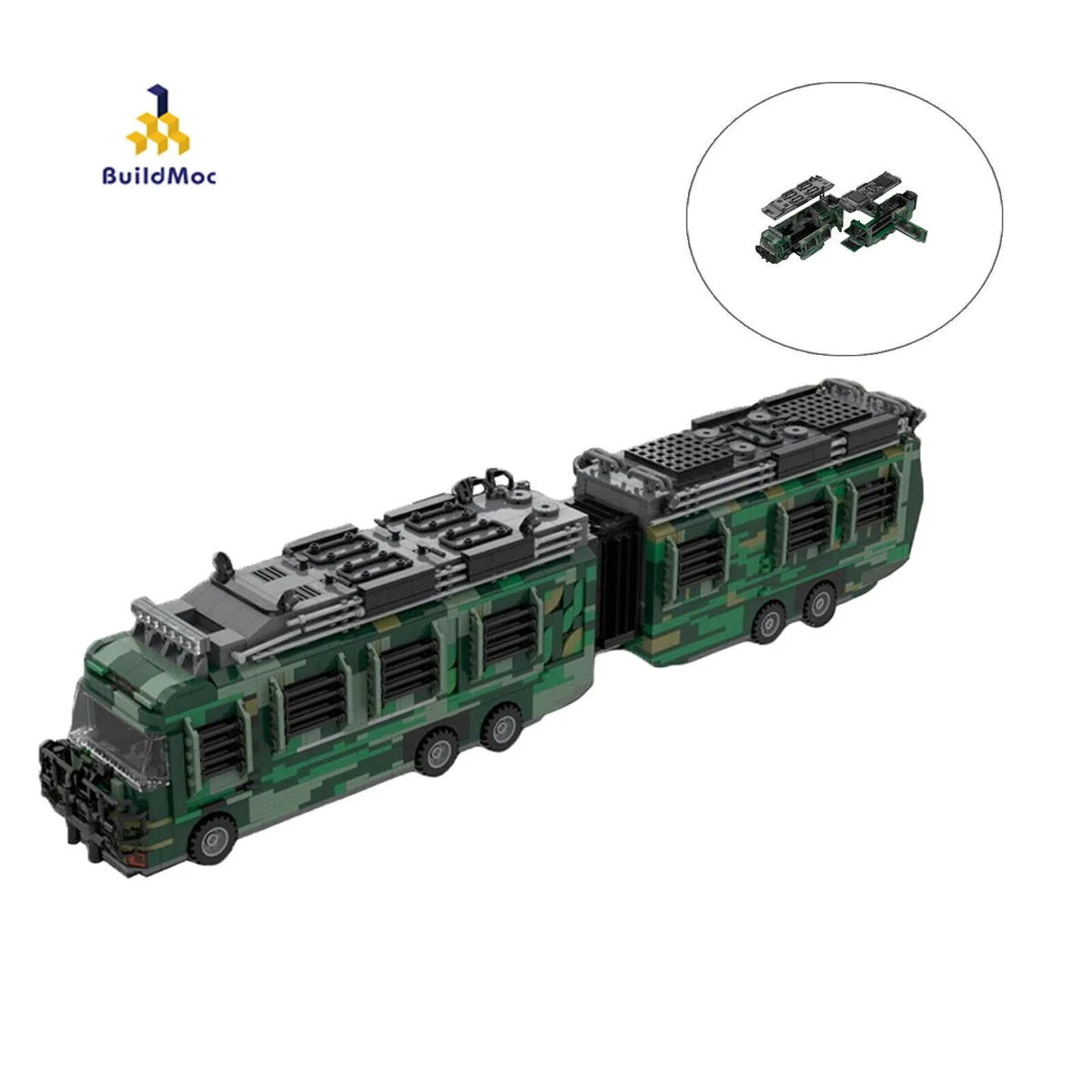 ZITIANYOUBUILD ZITIANYOUBUILD 3158 MOC-112801 Fleetwood RV Mobile LAB V2.0 Educational Building Set — product photo