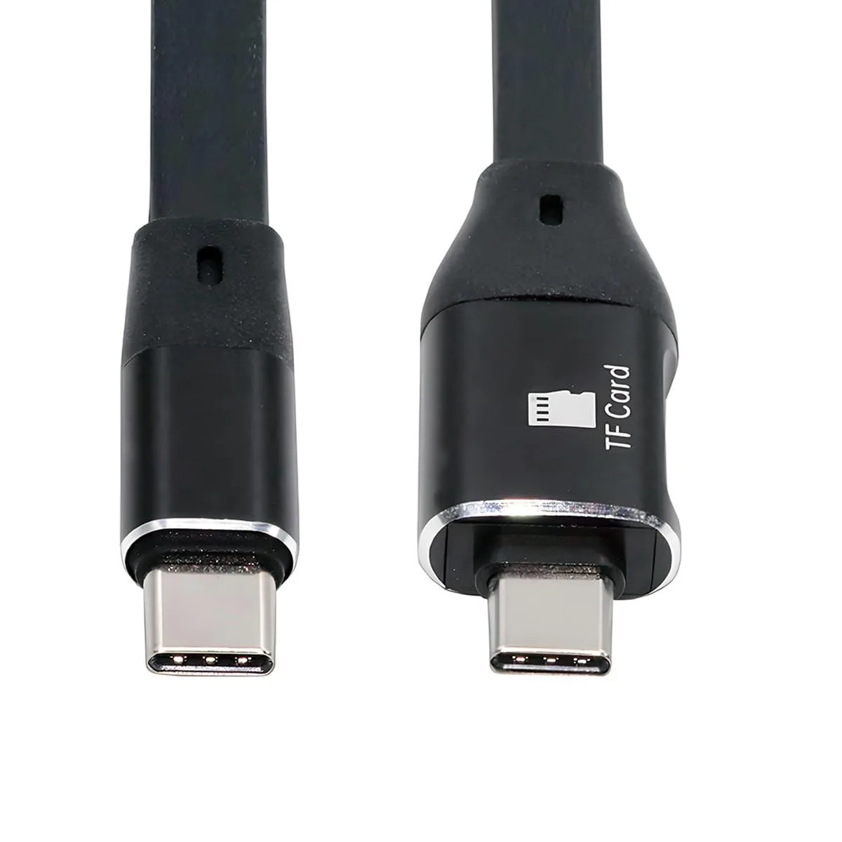 Fervit Fervit USB 3.1 10Gbps Male to Male Type-C Cable with TF Micro-SD Card Reader — product photo