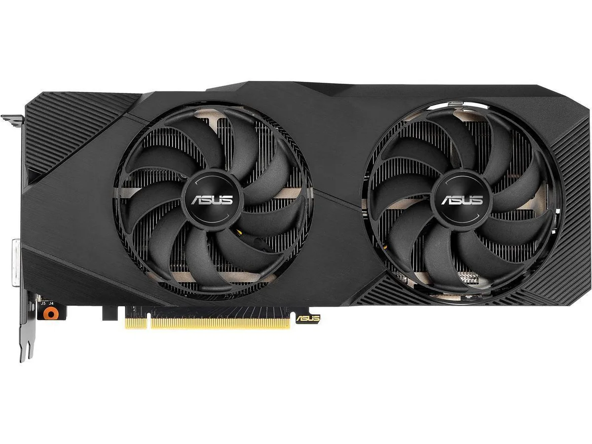 ASUS ASUS DUAL GeForce RTX 2060 SUPER EVO V2 OC 8GB graphics card — product photo