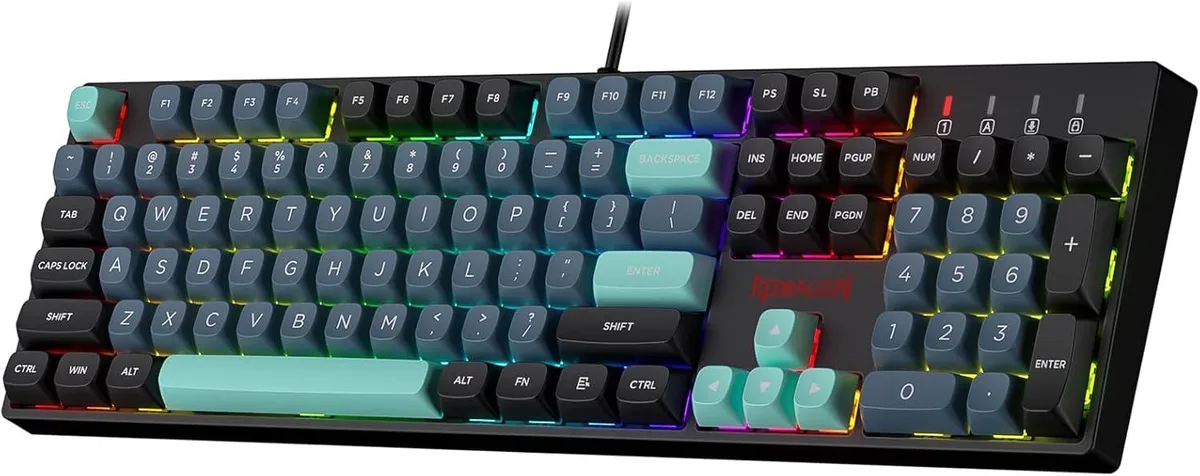 Redragon Redragon K582 SE Wired Gaming Keyboard 104 Keys Linear Red Switch PBT Keycaps — product photo