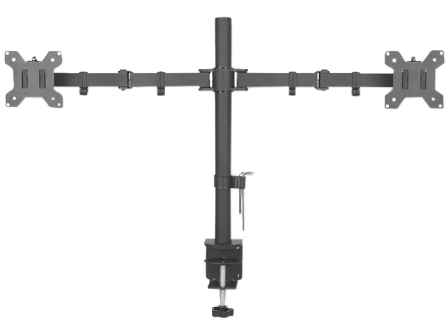 Techly Techly ICA-LCD 382-D Dual Monitor Desk Stand 13-27" Clamp Mount — product photo