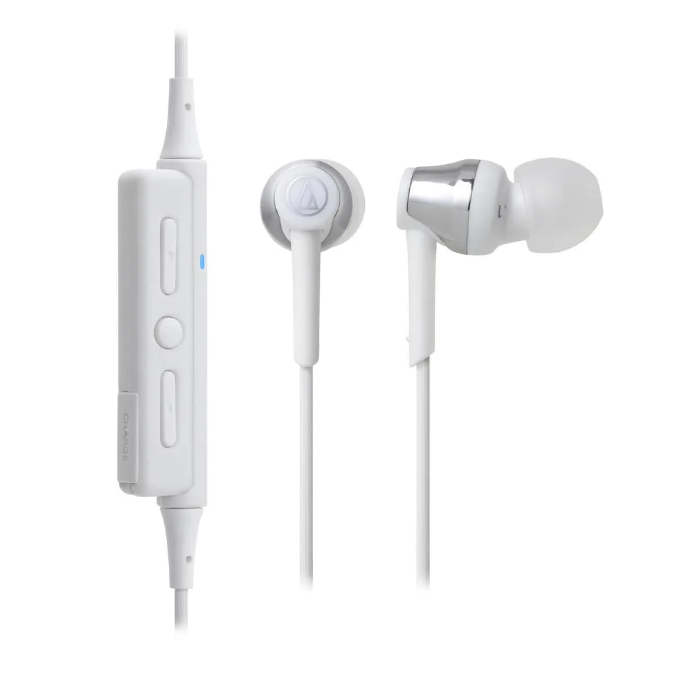 Audio-Technica Audio-Technica ATHCKR35BTSV Silver Bluetooth in-ear headphone — product photo