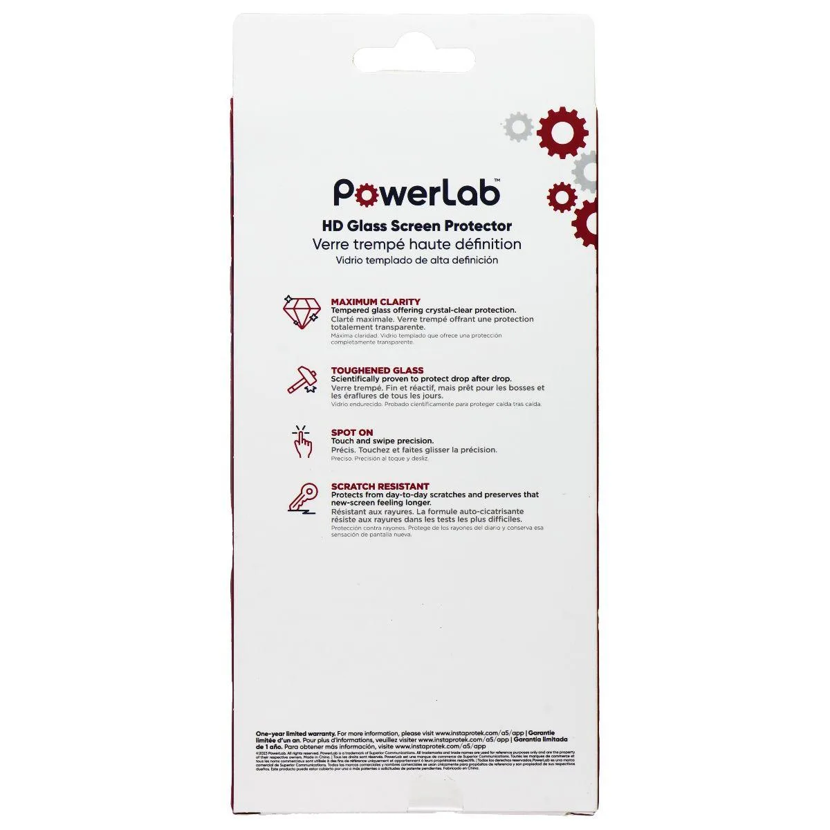 PowerLab PowerLab HD Glass Screen Protector Motorola Moto G 5G 2023 — product photo