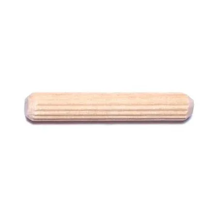 MIDWEST FASTENER CORP MIDWEST FASTENER CORP 08897 Birch Wood Fluted Dowel Pins 100PK hardware — product photo