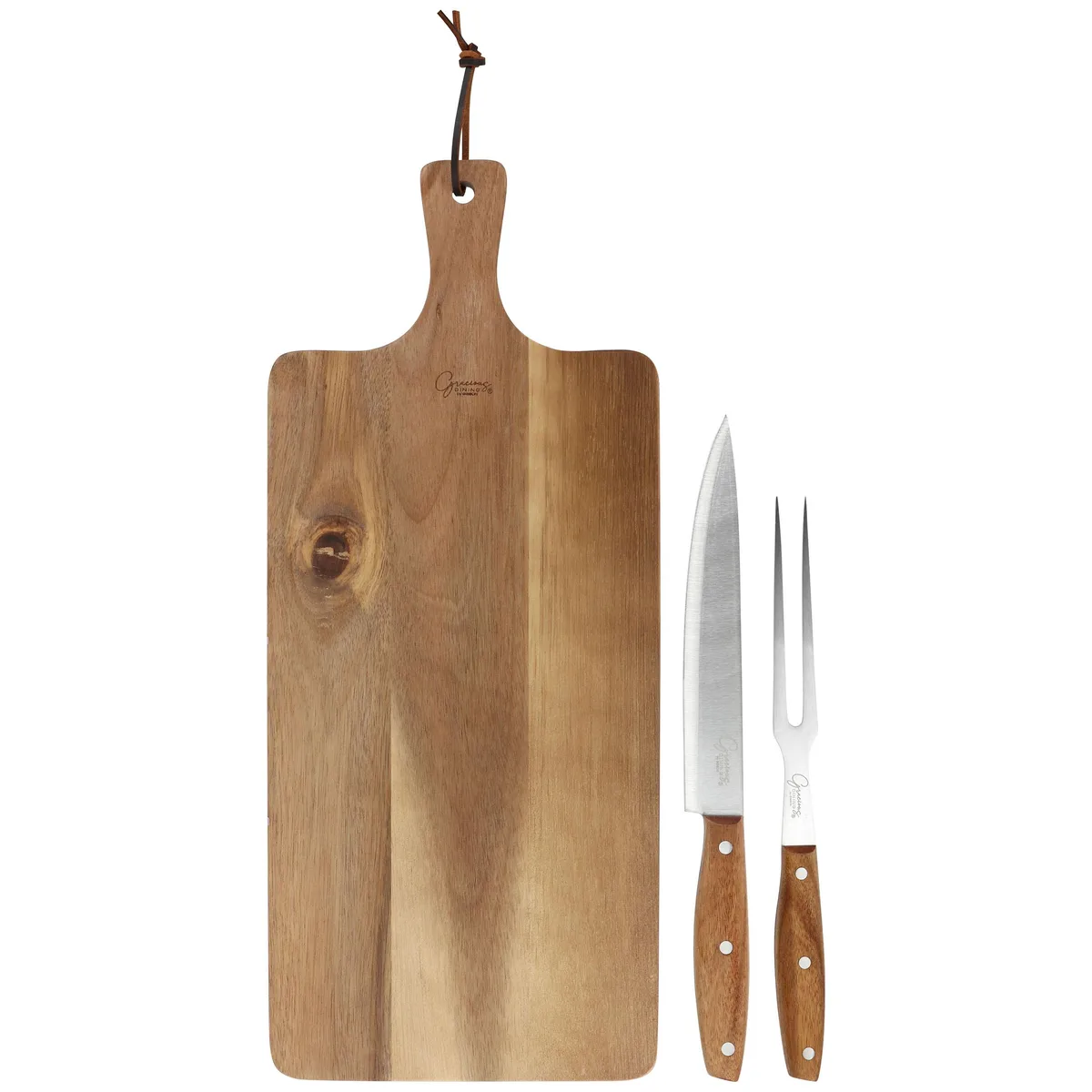 Gibson Elite Gibson Elite 510121981M 3 Piece Acacia Wood Cutlery Set — product photo