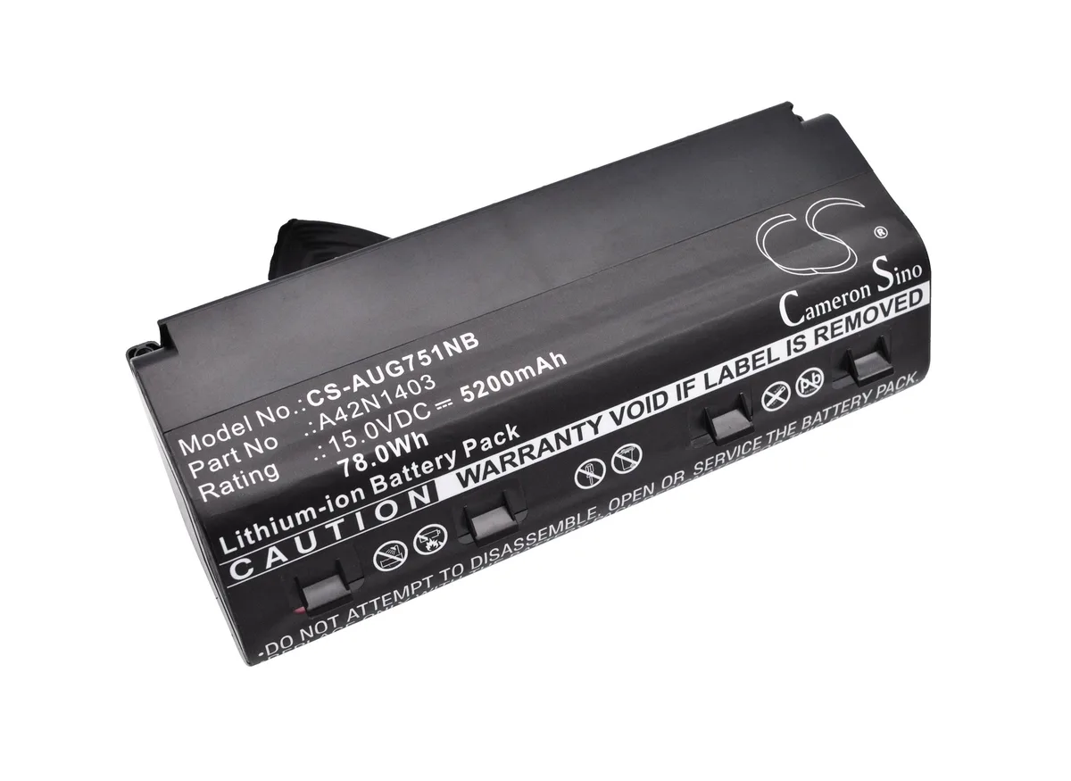 Cameron &amp; Co Cameron &amp; Co DS-CS-AUG751NB laptop battery 5.2 Ah 15.0V 5200mAh 78.00Wh Li-ion Black — product photo