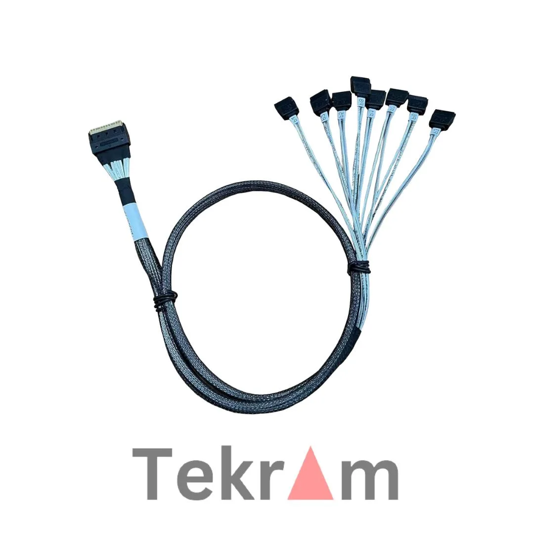 Areca Technology Corp. Areca Technology Corp. SlimSAS SFF-8654 to Eight SATA cable 1 meter — product photo